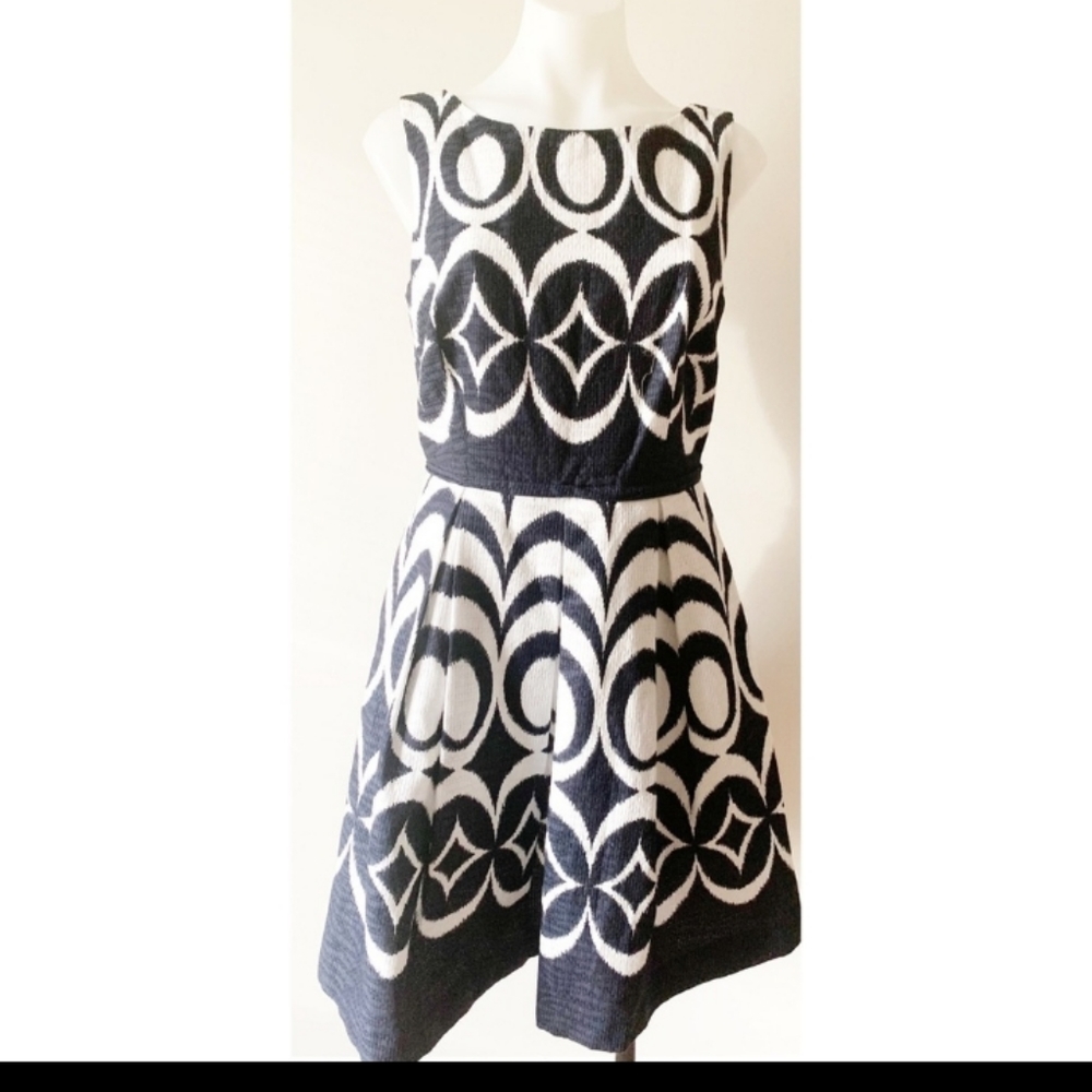 The Limited ❤ Dress - Navy and white